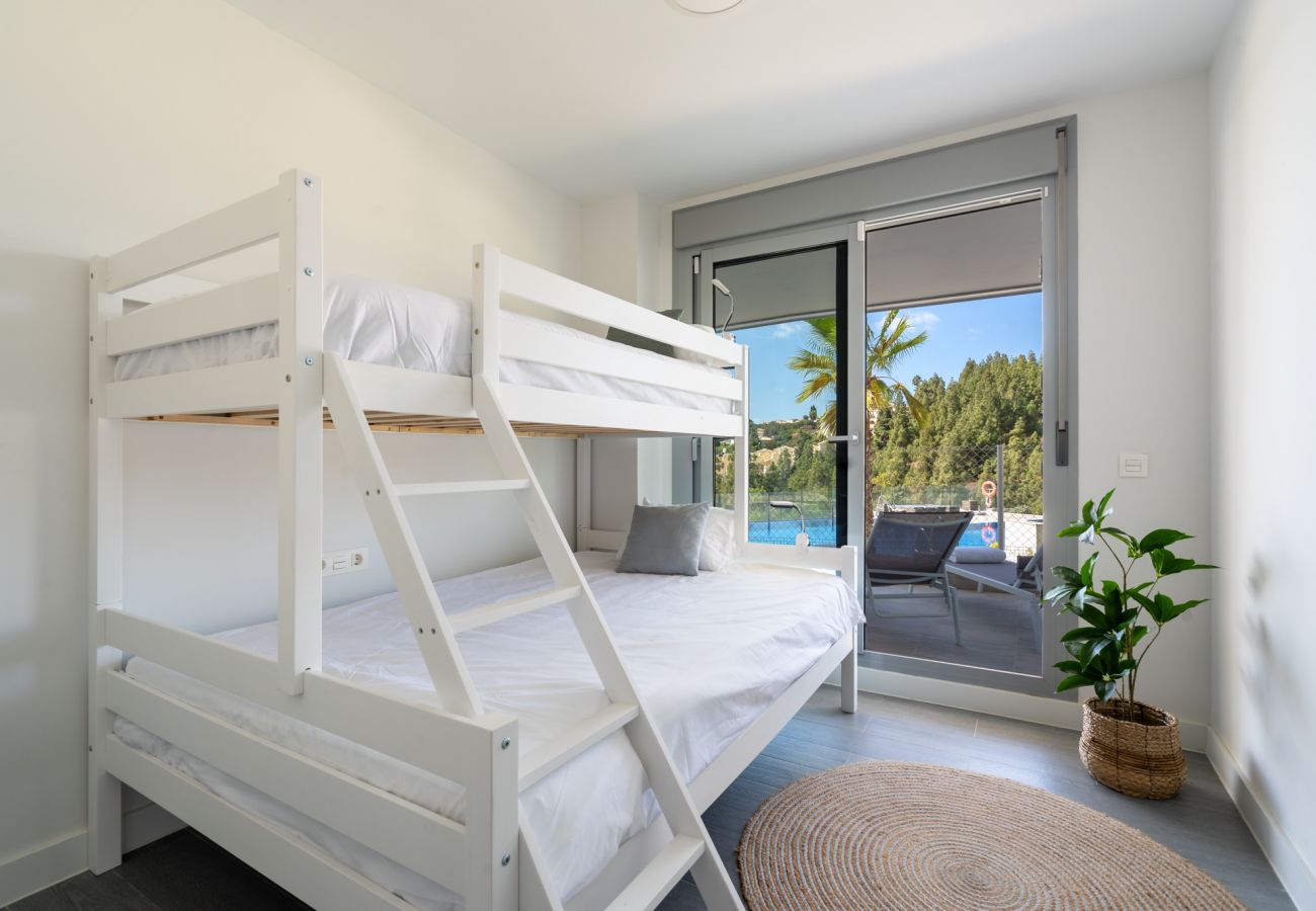 Apartamento en Mijas Pueblo - Modern apartment with lsea & pool views in Mijas