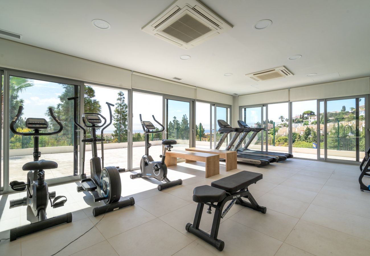 Apartamento en Mijas Pueblo - Modern apartment with lsea & pool views in Mijas