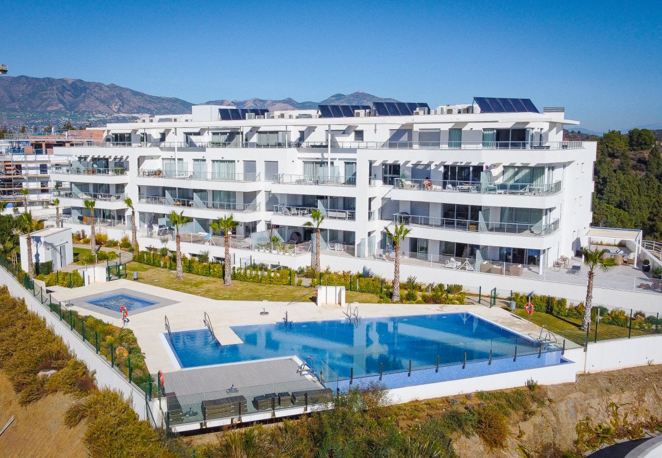 Apartamento en Mijas Pueblo - Modern apartment with lsea & pool views in Mijas