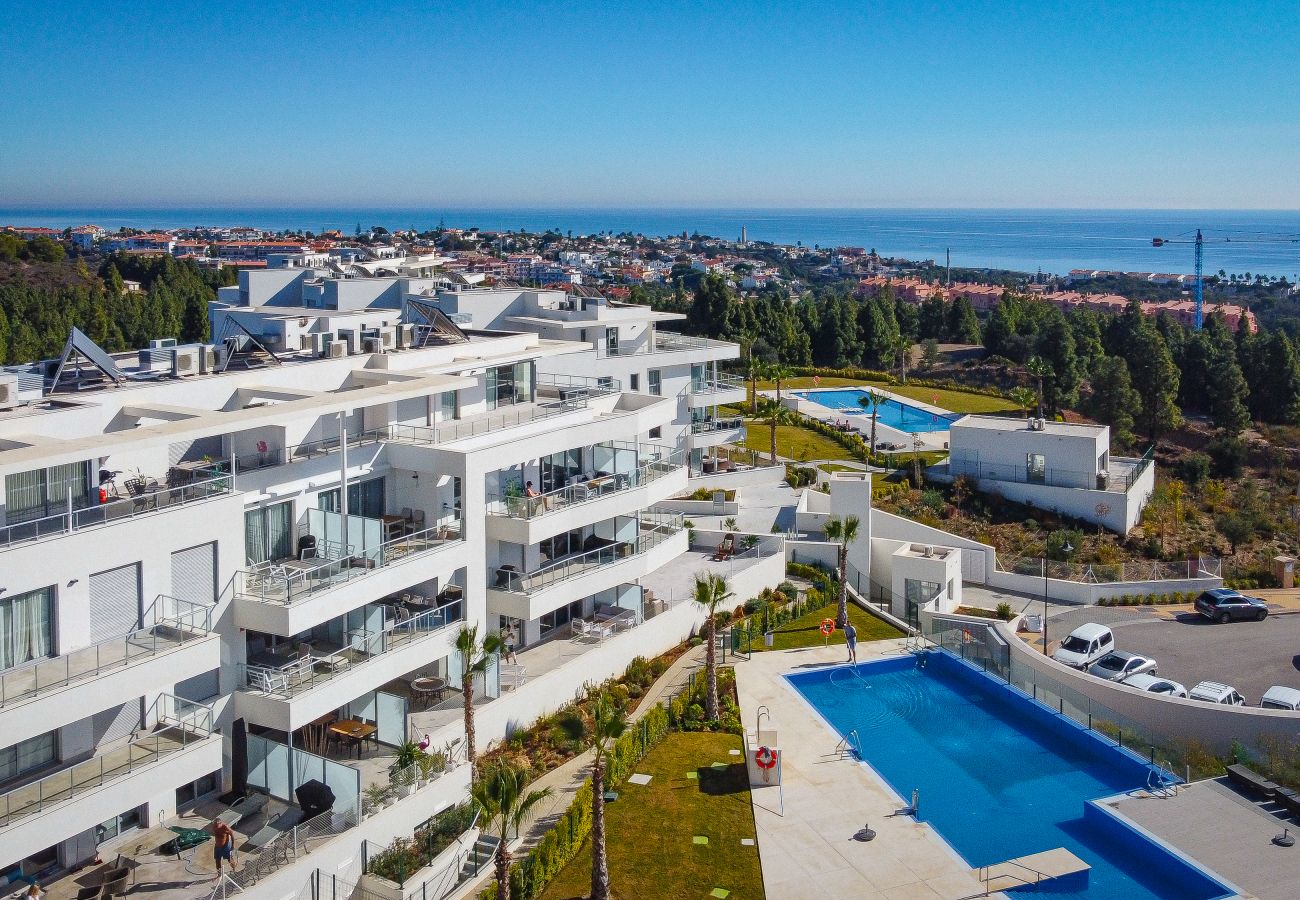 Apartamento en Mijas Pueblo - Modern apartment with lsea & pool views in Mijas