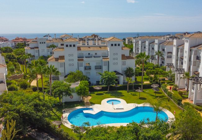 Apartment in Manilva - 11. Modern apt with sea views, two poolareas, close to parks & beaches Manilva