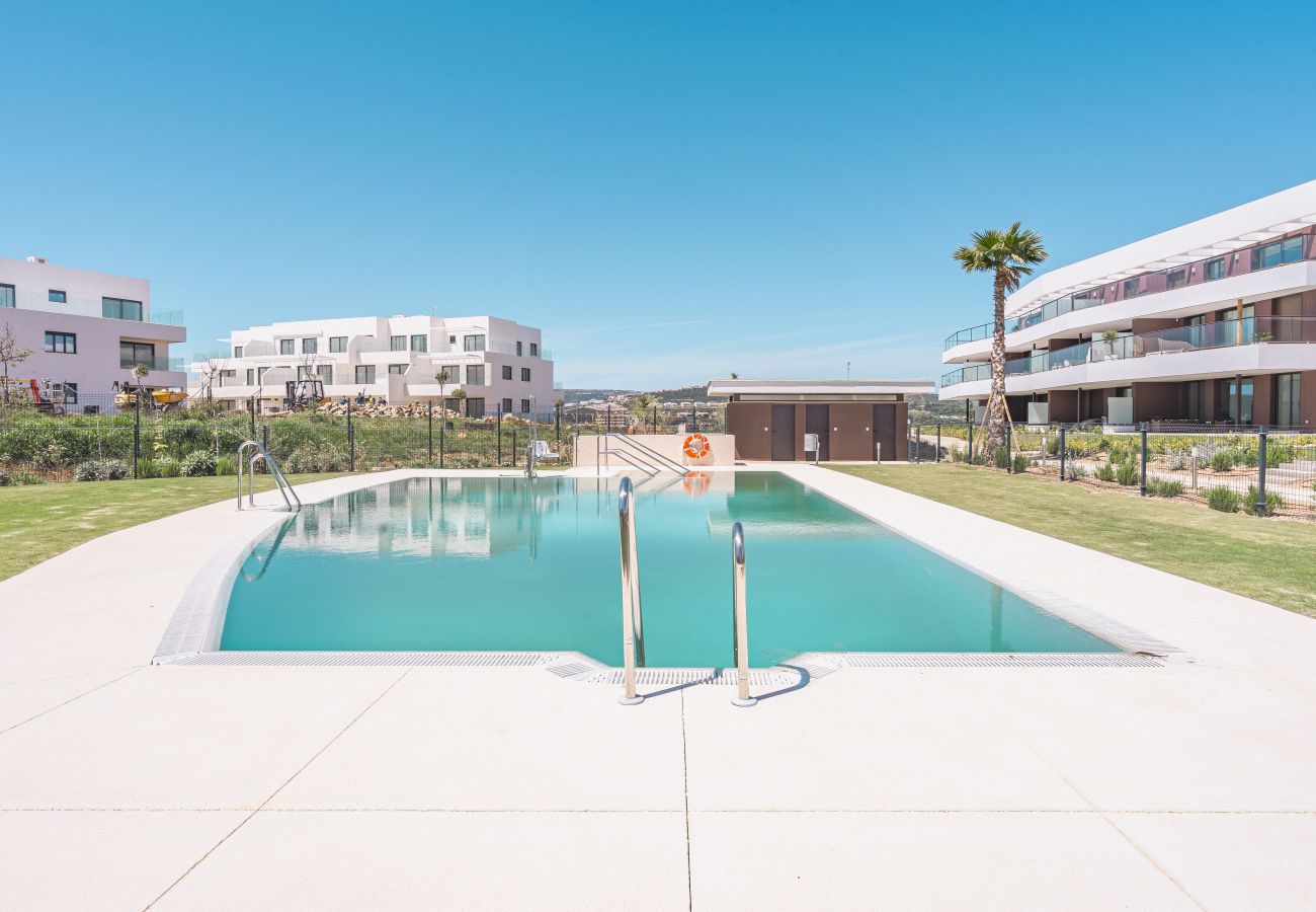 Apartment in Casares - 12. Modern groundfloor apt. with pool view