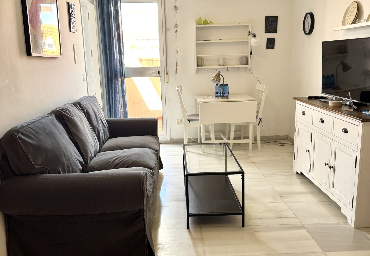 Lägenhet i San Luis de Sabanillas - 28. Rooftop penthouse 155m to the beach in Sabinil