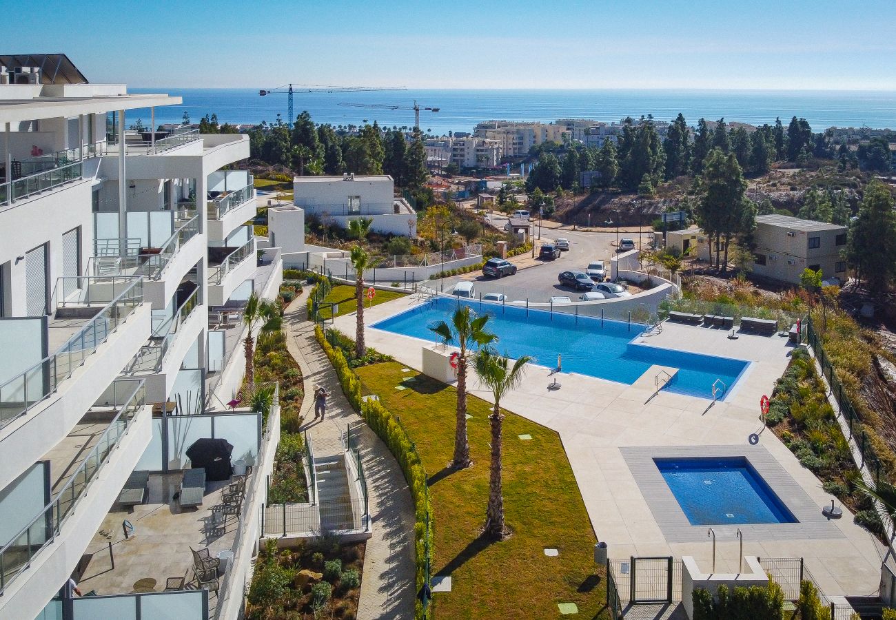 Lägenhet i Mijas Pueblo - Modern apartment with sea & pool views in Mijas